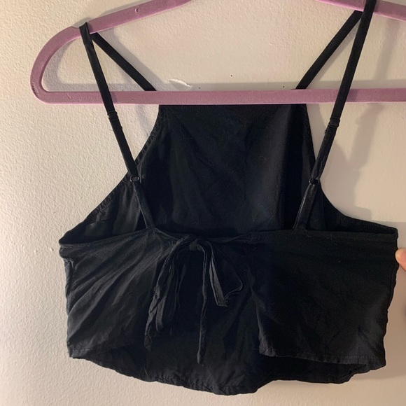 Black crop top - Picture 2 of 2